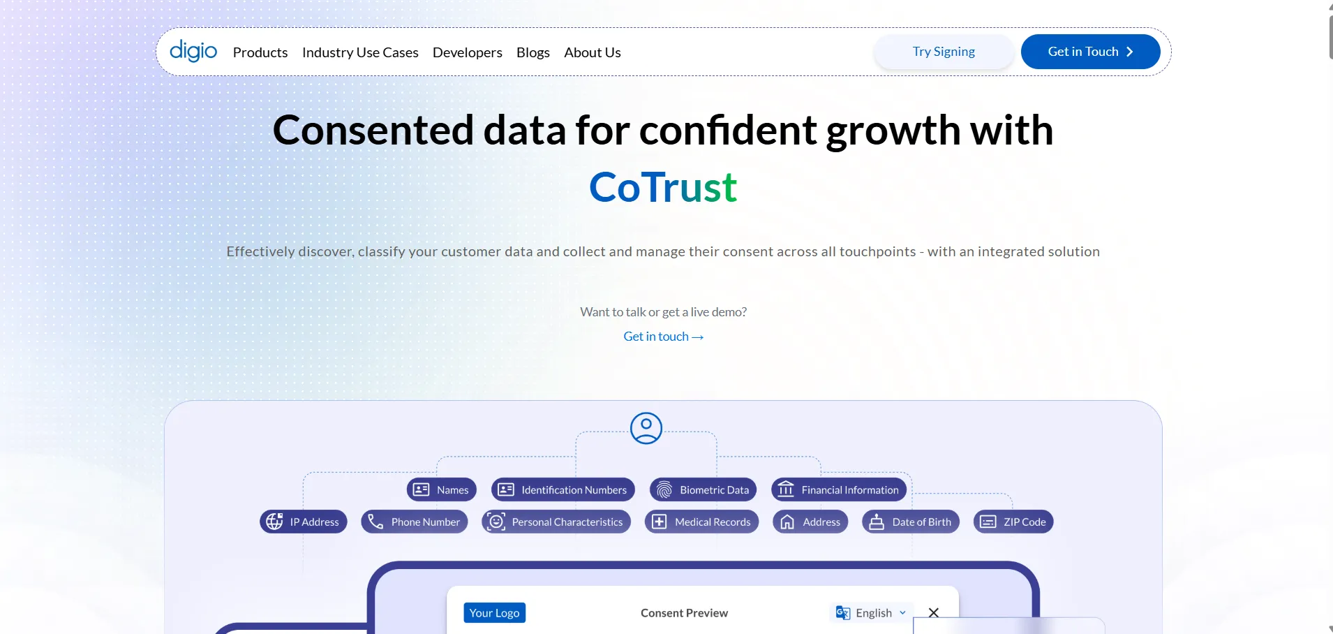 CoTrust Website Screenshot
