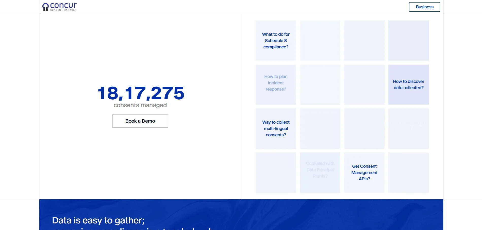Concur Website Screenshot