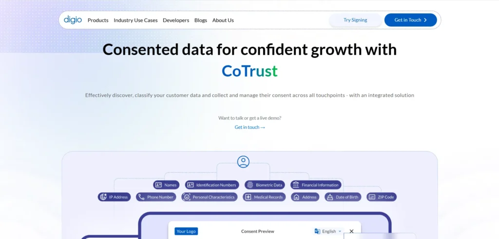 Cotrust - Best Consent Manager Under DPDPA