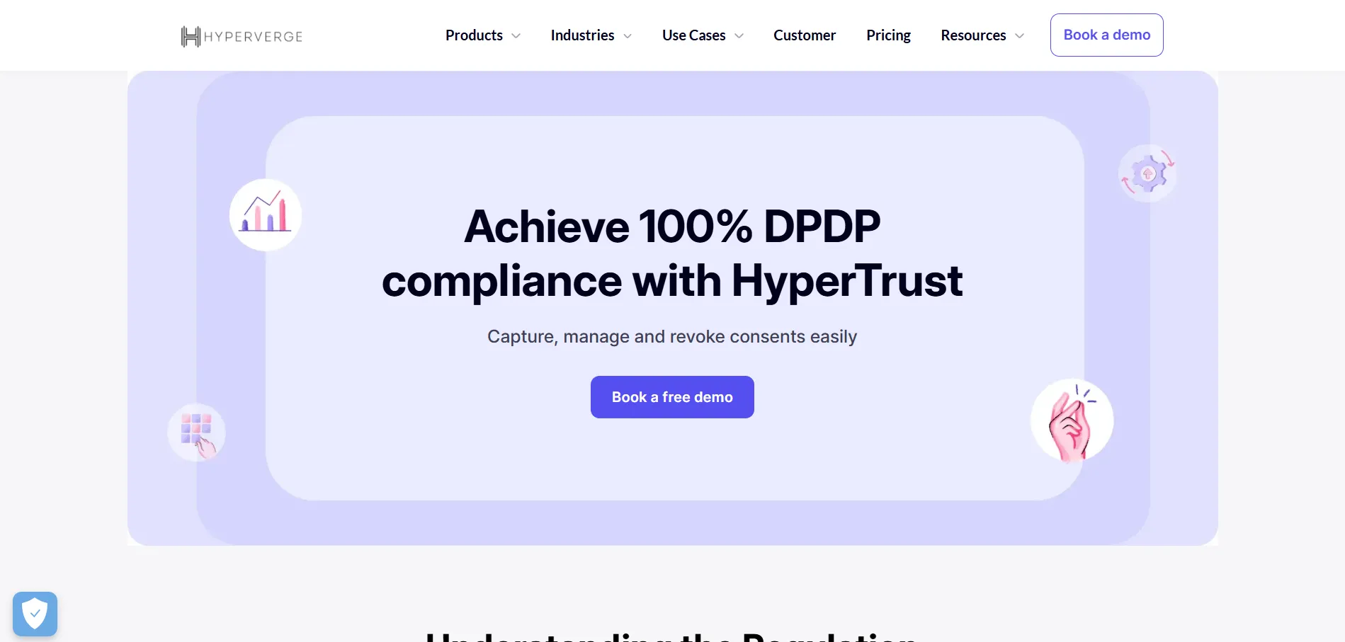 HyperTrust Website Screenshot