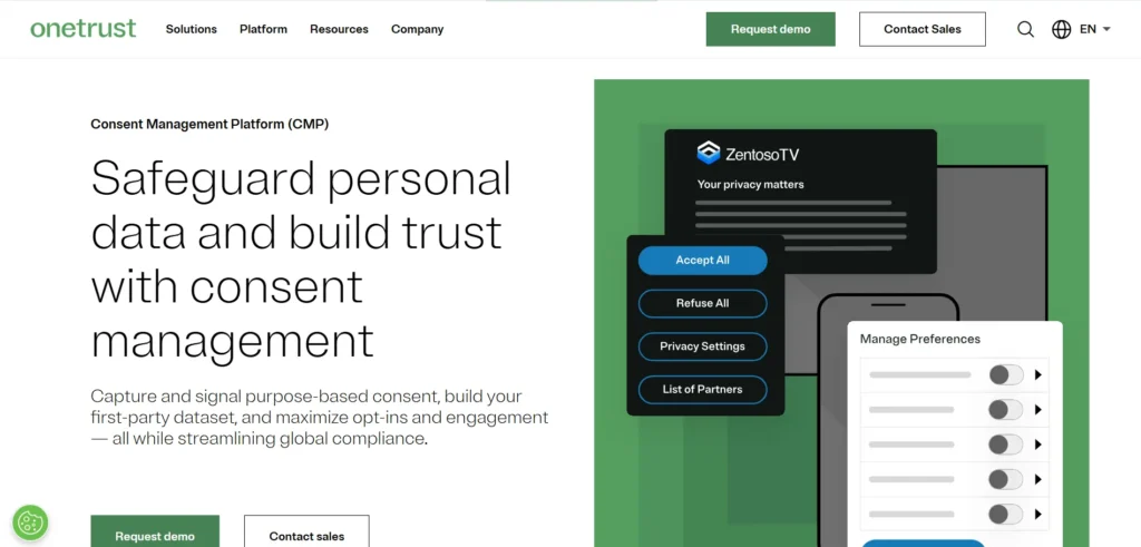 Onetrust - Best Consent Manager Under DPDPA