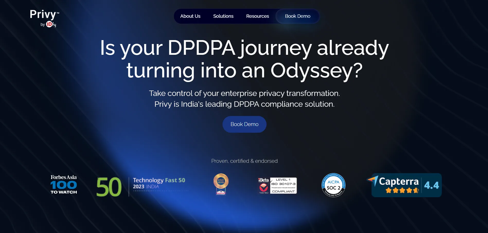 Privy Website Screenshot
