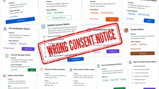 Wrong Consent Notice